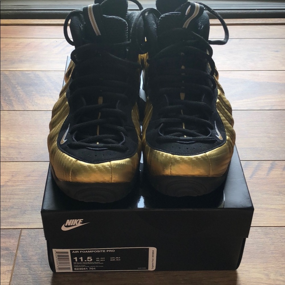 Air Foamposite Pro - Metallic Gold
